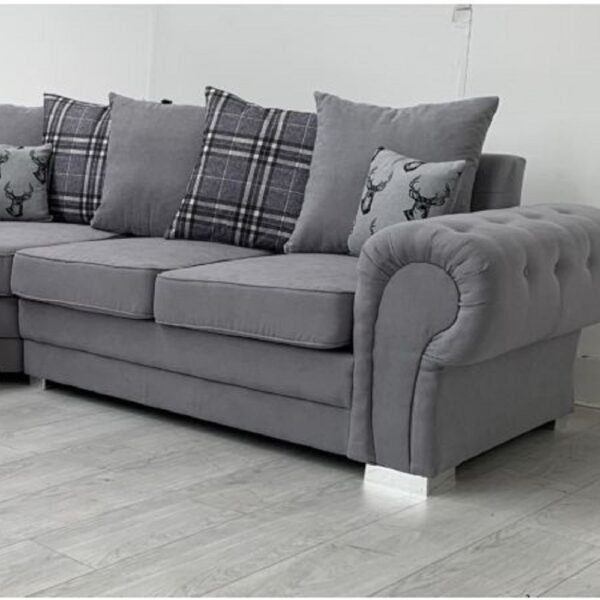 Verona Grey Corner 2C2 Sofa