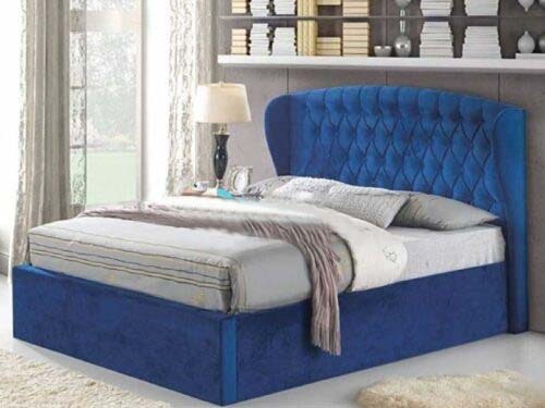 double sleigh bed with mattress