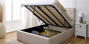 Rio Ottoman Gas Lift King Size Bed With Vertical Headboard342342 (1)